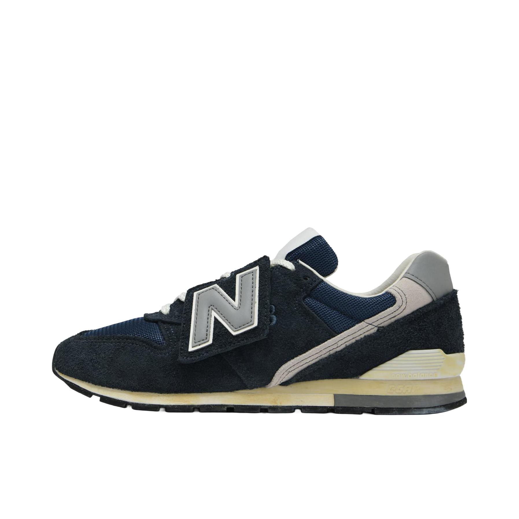 推荐商品：New Balance 996 织物 时尚复古 减震轻便 防滑耐磨 舒适透气 支撑 包裹性 增高 薄底 马拉松 人造革 防水 慢跑 运动休闲鞋 墨蓝色