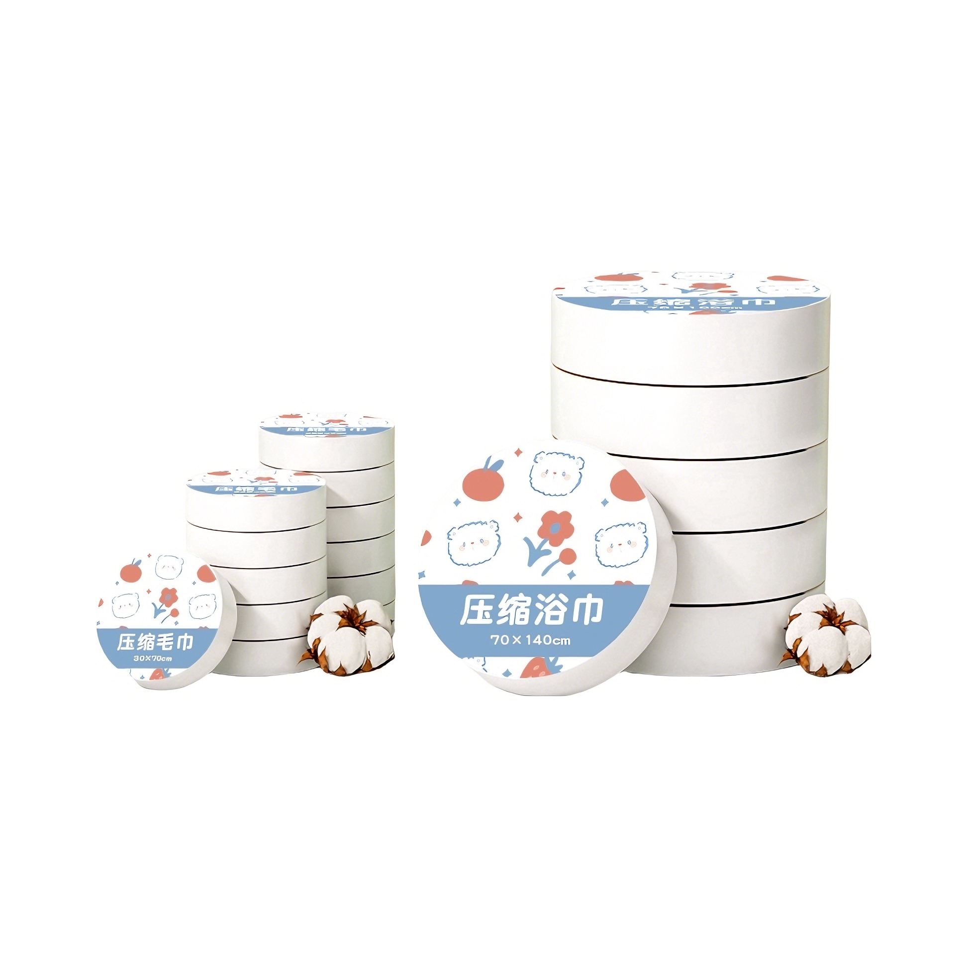 推荐商品：古旭 syw666888 100%植物纤维 加厚80% 一次性压缩毛巾浴巾组合装 出差旅行