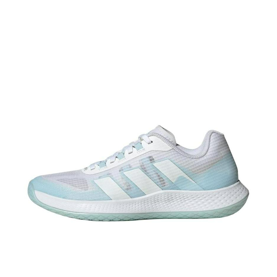 推荐商品：adidas Forcebounce 2.0 排球鞋 女款/白色/蓝色