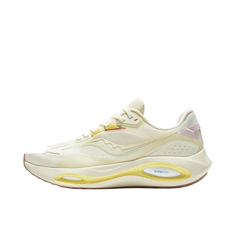 推荐商品：Saucony/索康尼 Phoenix Inferno 火鸟3 稳定支撑 缓震回弹 网布透气 软底 织物 慢跑 跑鞋 米黄色