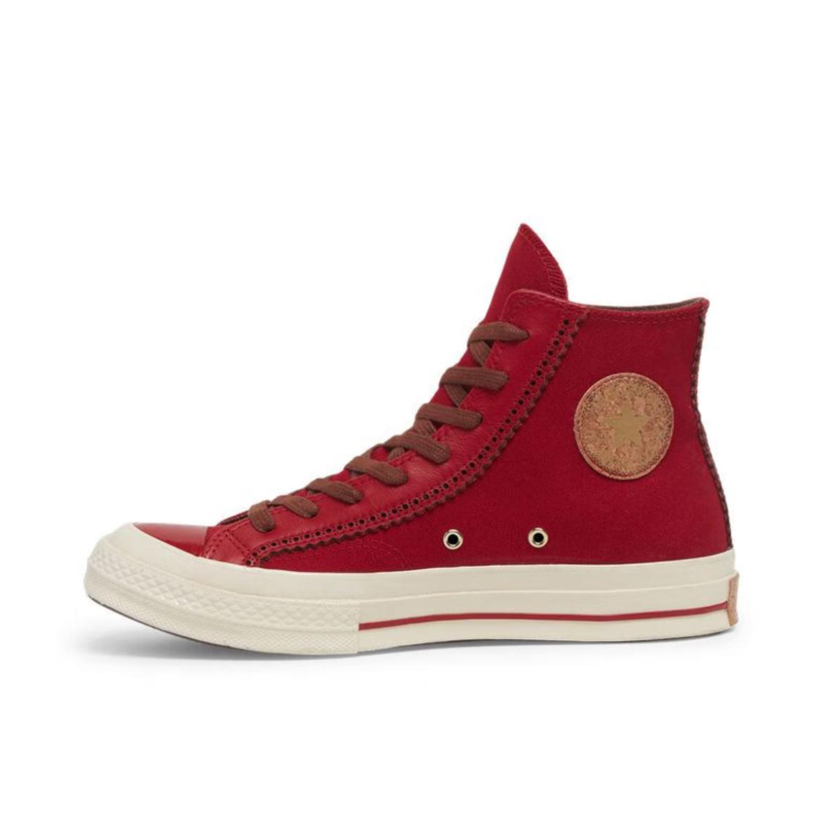 推荐商品：Converse/匡威 1970s 帆布鞋 圆头防滑经典复古轻便时尚拼接百搭 高帮/葡萄酒/红色
