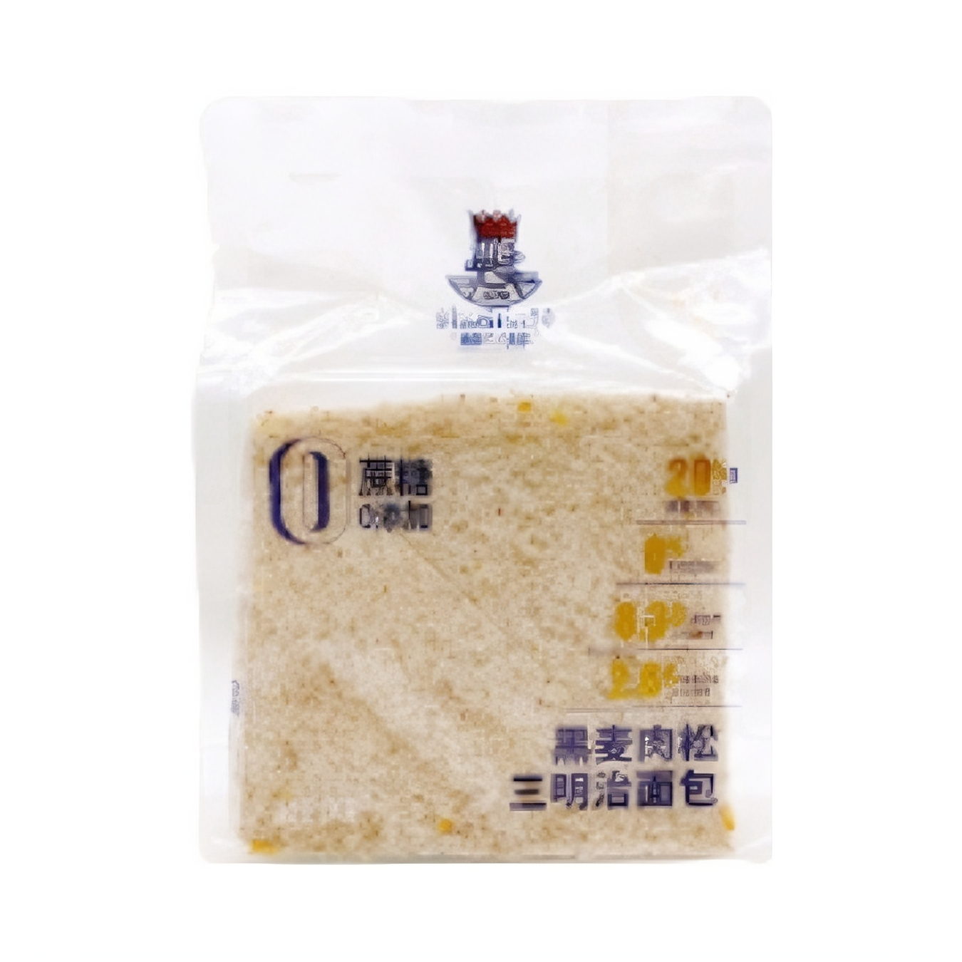 推荐商品：哈兰德 黑麦 肉松 三明治 面包 袋装 无蔗糖 120g