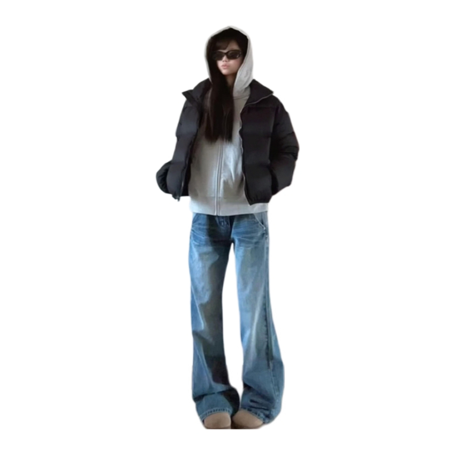 推荐商品：祖坤 保暖亲肤轻薄长袖羽绒服 女装 zh25-w012-8 黑