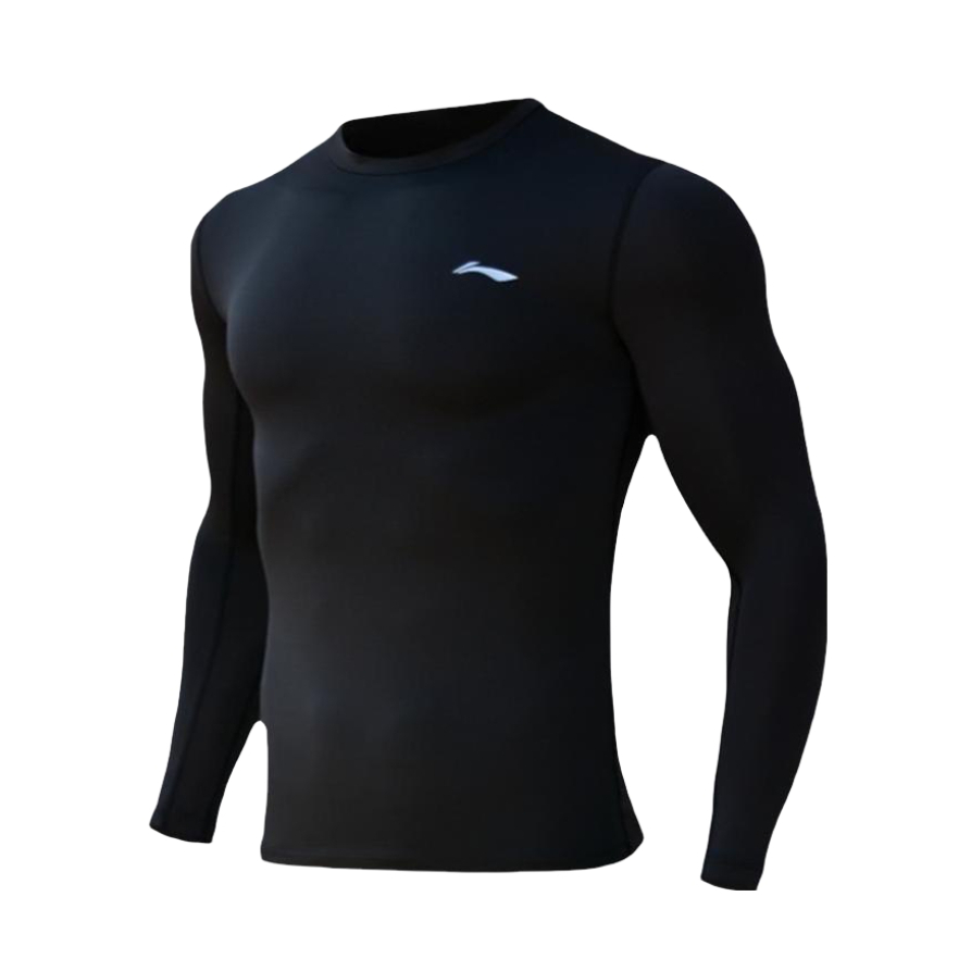 Li Ning 吸汗加绒长袖紧身衣 男女同款 AUDL101