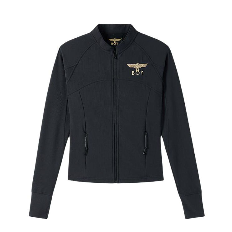 推荐商品：Boy London 纯色修身立领夹克 女装 B251W12901 黑