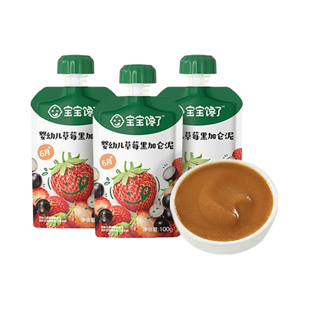 推荐商品：宝宝馋了 婴幼儿水果泥无添加盐6个月吸吸袋无添加盐糖