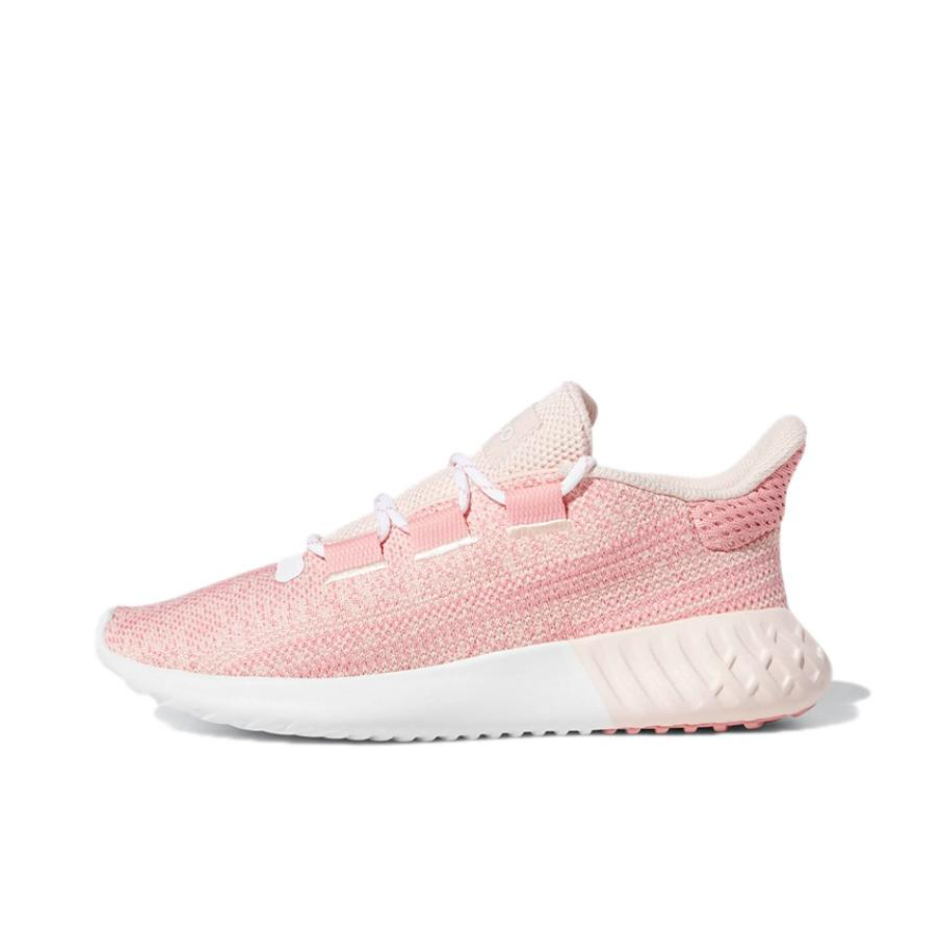 推荐商品：adidas Originals Tubular Dusk 防滑耐磨 舒适透气 减震轻便 百搭简约 复古 运动休闲鞋 Pink/Pop/White 少女粉