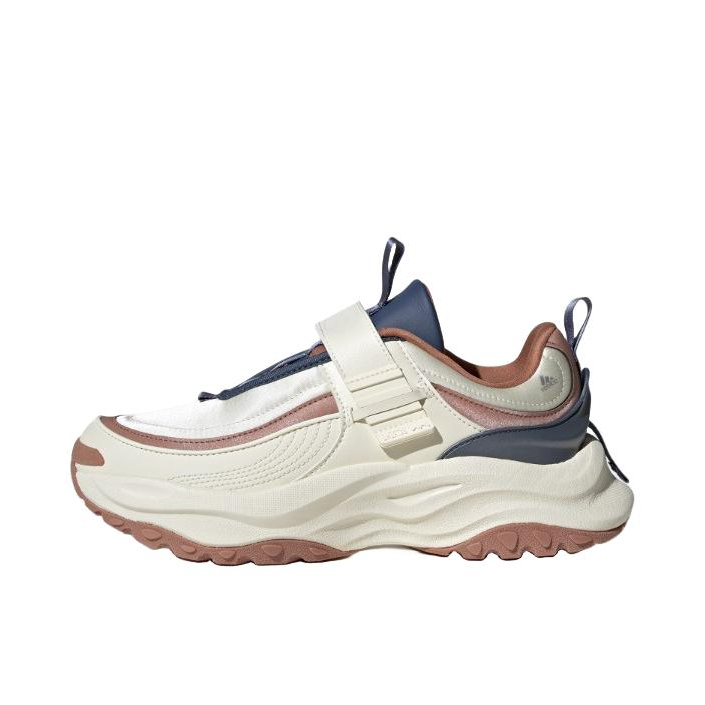 推荐商品：adidas Maxxwavy Extreme 轻运动 增高 厚底 织物 耐磨 老爹鞋 米色/土褐色/深蓝色