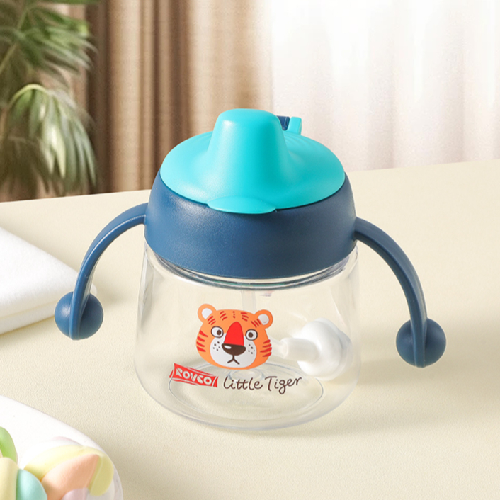 推荐商品：日康 婴幼儿Tritan学饮鸭嘴杯带手柄防摔喝水耐摔