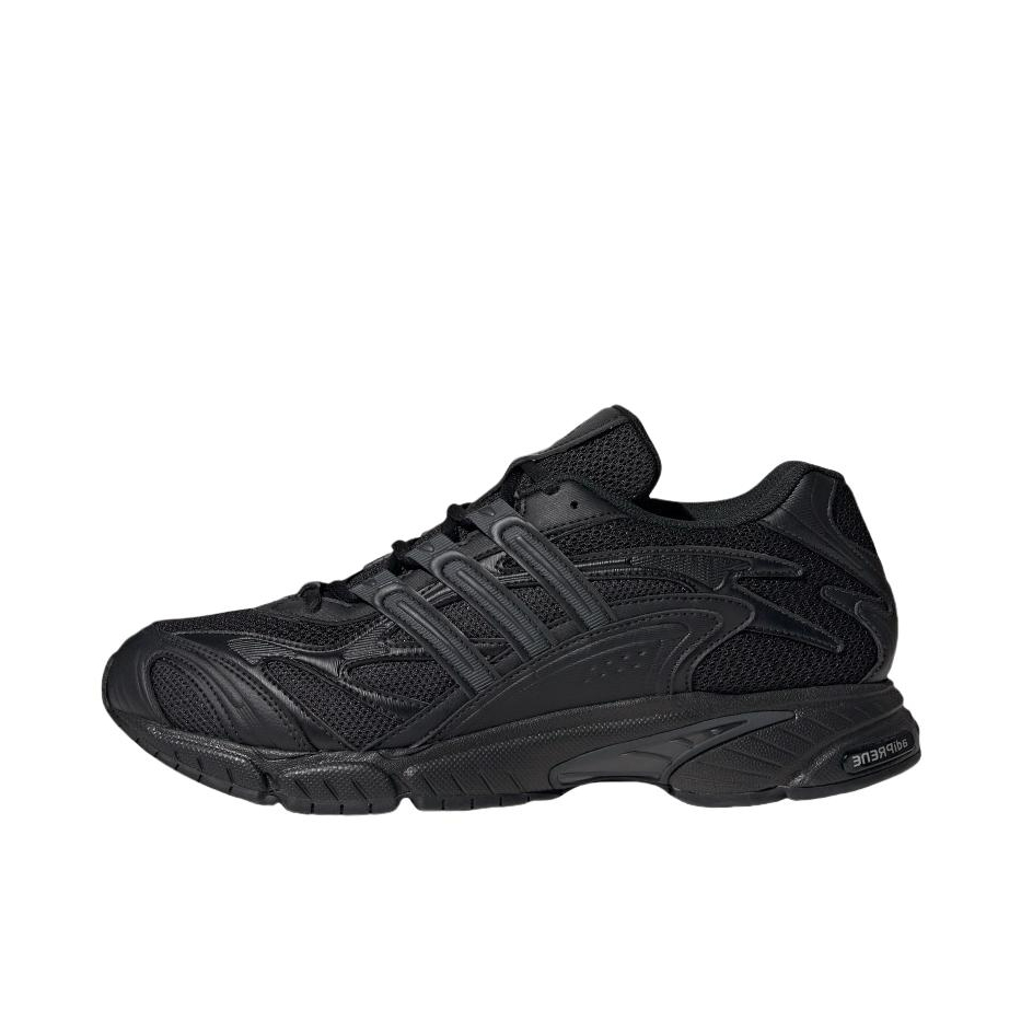 推荐商品：adidas Temper Run 2.0 运动休闲鞋 防滑耐磨网面透气减震轻质千禧风 黑色