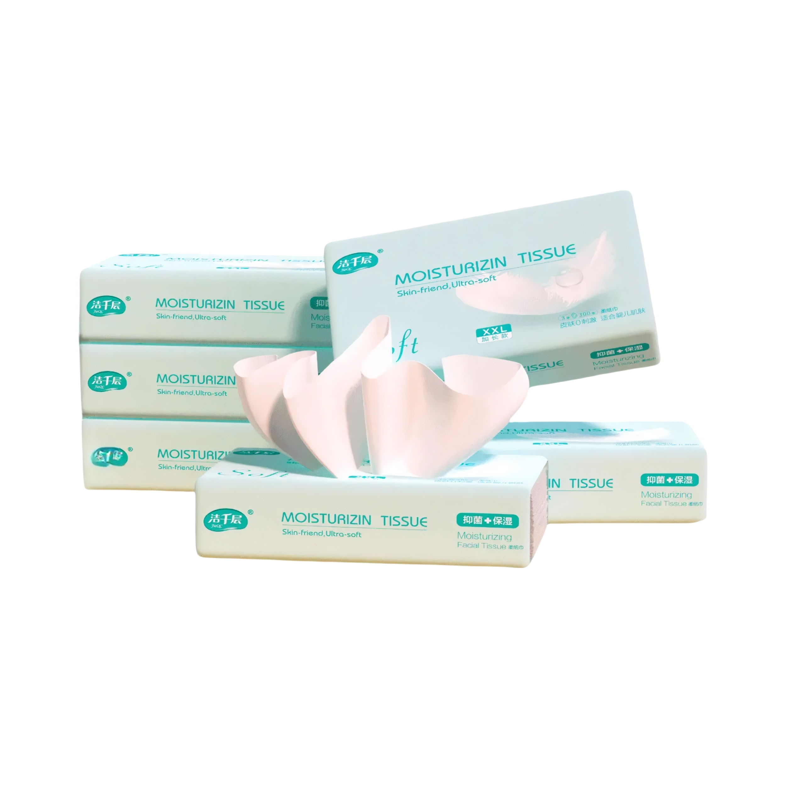 推荐商品：洁千层 婴幼儿保湿柔纸巾可用