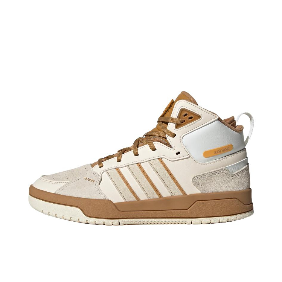 推荐商品：adidas Neo 100DB 板鞋 休闲舒适轻便复古透气耐磨防滑 米色/黄色