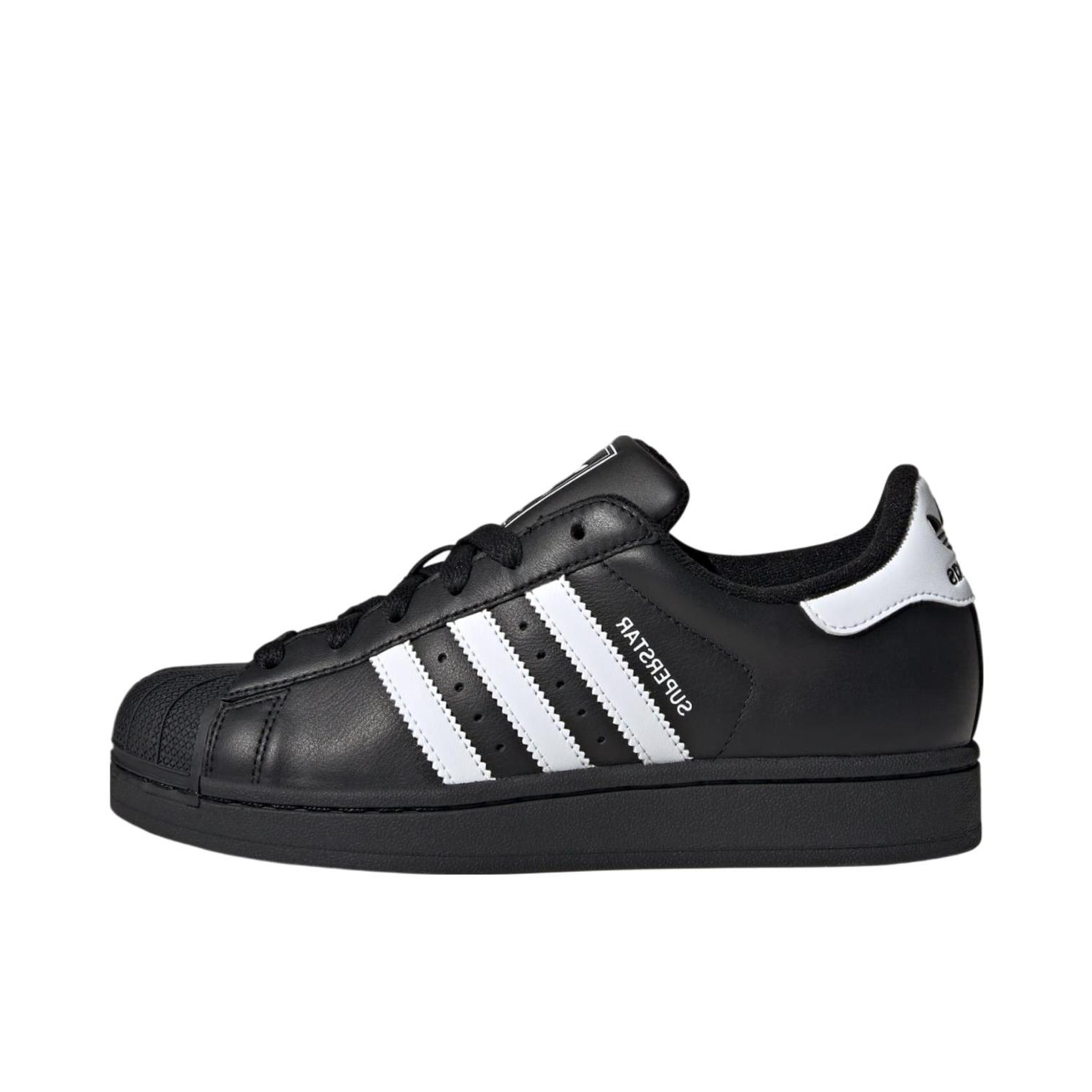 推荐商品：【宋雨琦同款】  adidas Originals Superstar 2 板鞋 防滑耐磨贝壳头 女款/暗黑色/白色