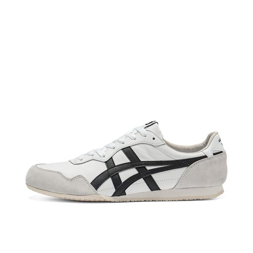 推荐商品：Onitsuka Tiger 鬼冢虎 Serrano 运动休闲鞋 舒适轻便防滑耐磨网布透气百搭复古减震包裹性低帮 白色/灰色/黑色