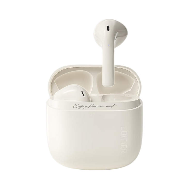 漫步者 蓝牙耳机 花再 Zero Air 半入耳式 蓝牙耳机 真无线 超长续航 高音质 通话降噪 低延迟  月白