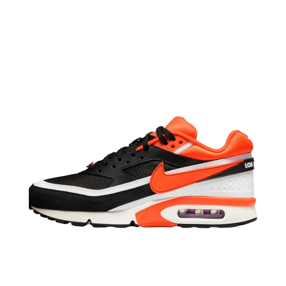 推荐商品：Nike Air Max BW 跑鞋 防滑耐磨舒适减震轻便透气支撑低帮气垫 Los Angeles 黑色/亮橙