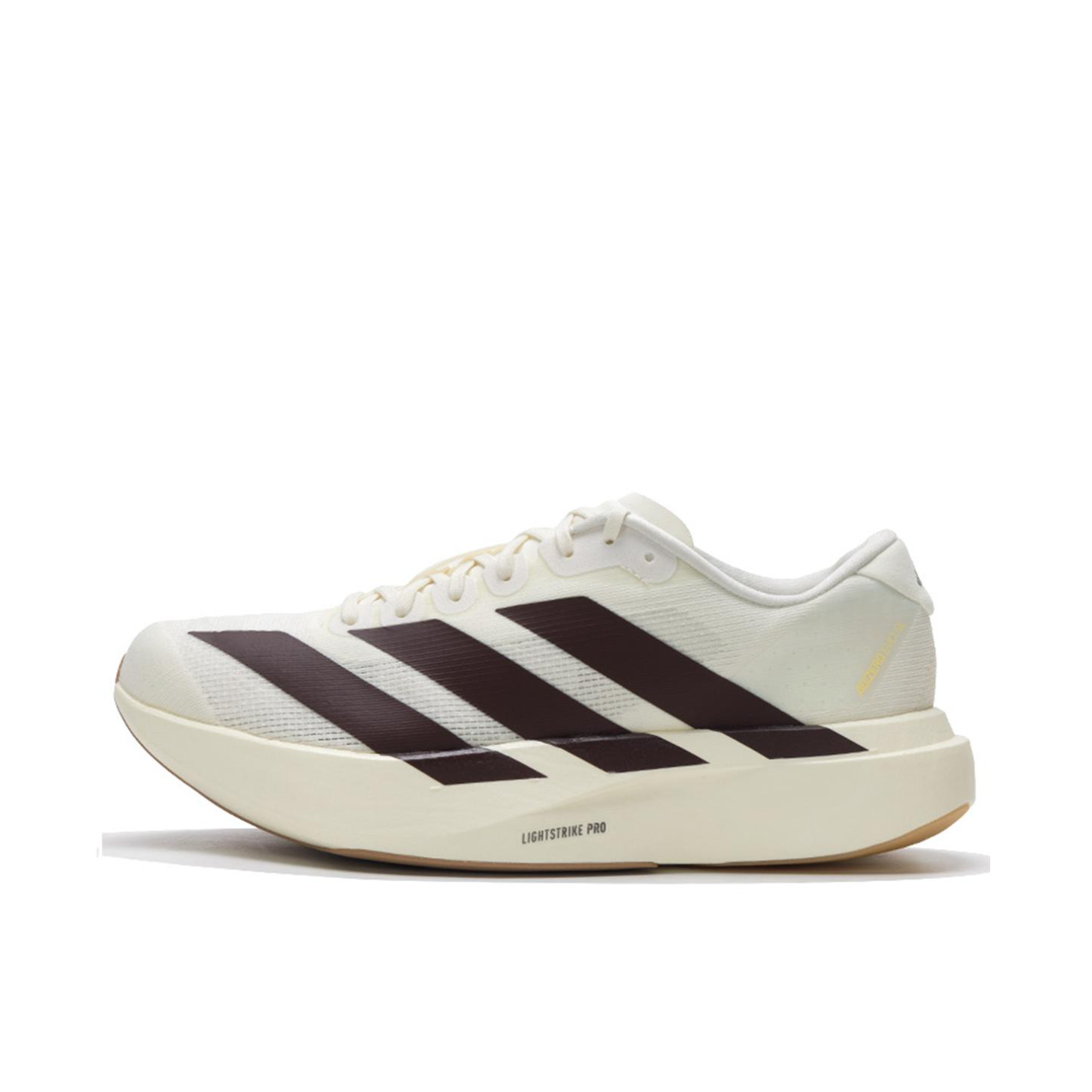 推荐商品：【梅西同款】adidas Adizero EVO SL 缓震 防滑 圆头 运动 跑鞋 汉玉白/深棕色