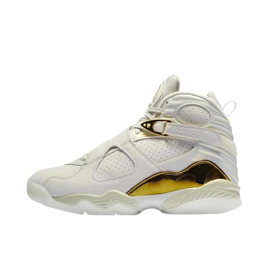 推荐商品：Air Jordan 8 运动休闲鞋 减震轻便防滑耐磨舒适百搭复古包裹性合成革支撑 Champagne 冠军套装白