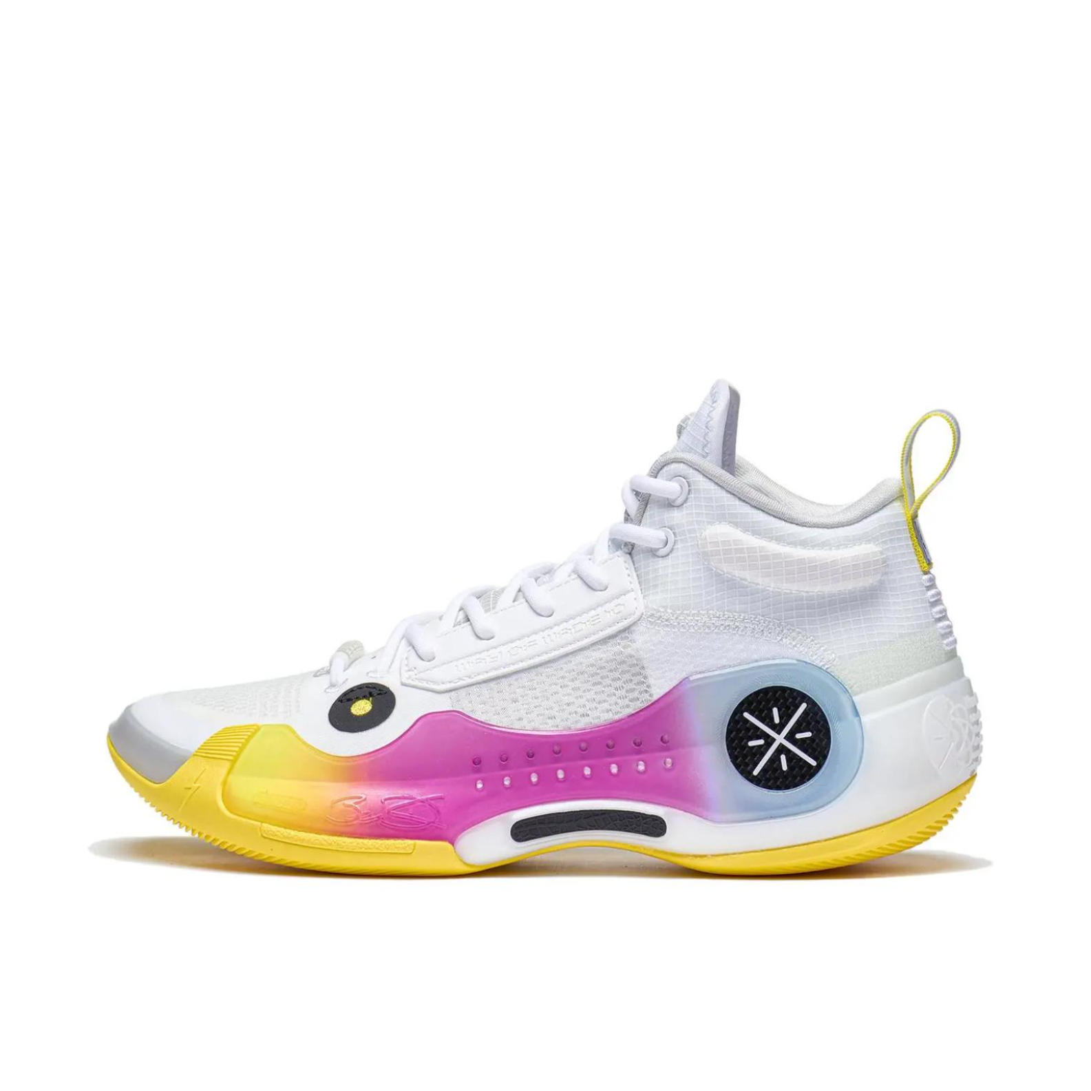 推荐商品：李宁 韦德之道10 篮球鞋 中帮䨻科技异形碳板高回弹实战合成革包裹性支撑减震防滑比赛轻便 阳光之州