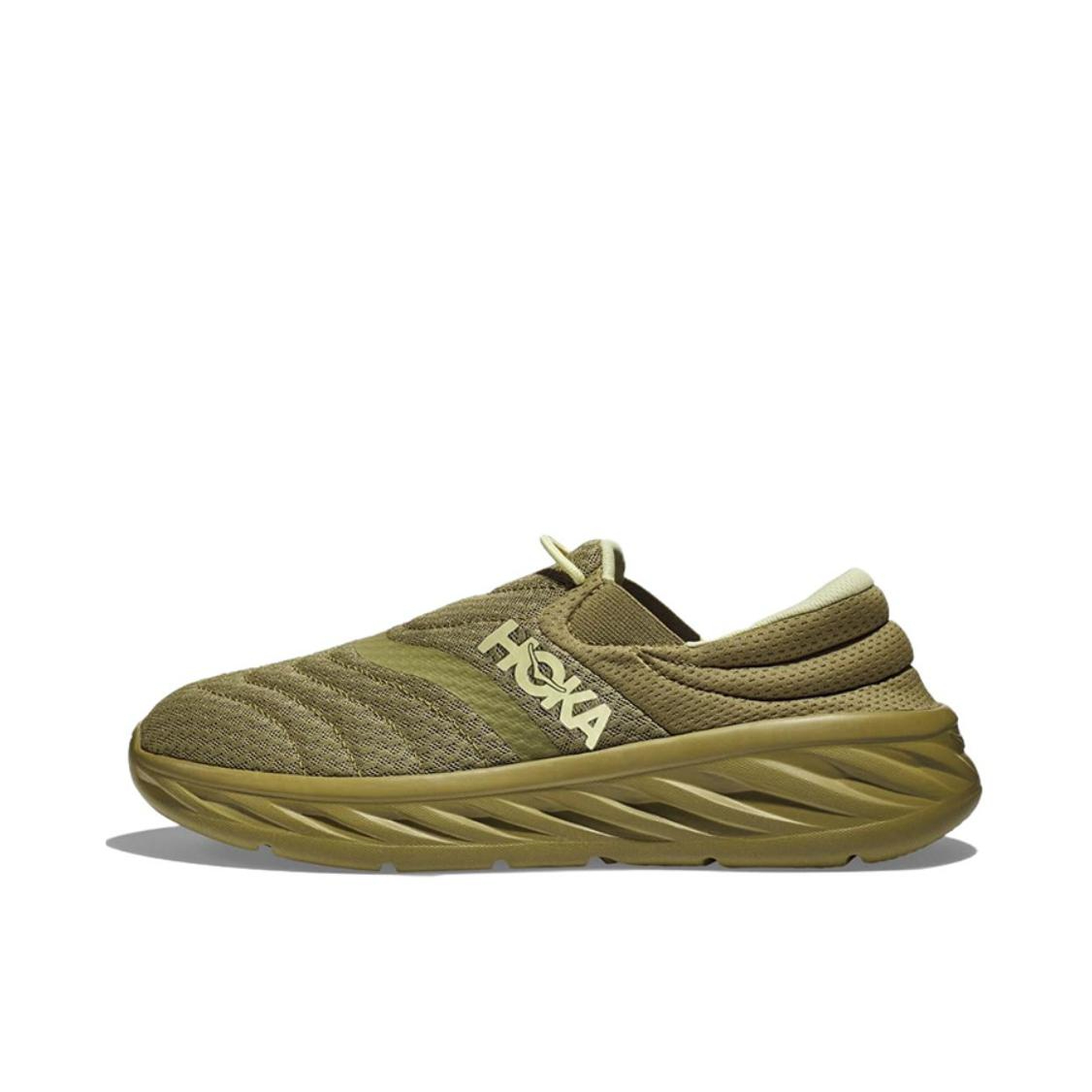 推荐商品：HOKA ONE ONE Ora Recovery Shoe 2 网面透气 舒适轻便 潮流 跑鞋 橄榄色