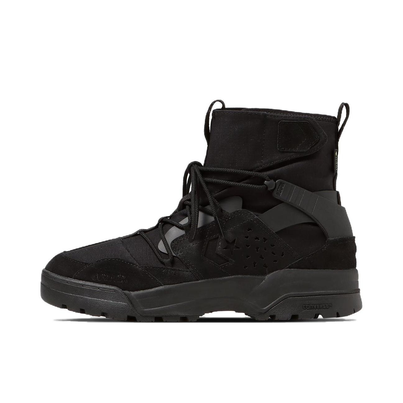 推荐商品：Converse Qak Cp Gore-Tex Hi 减震防滑 高帮 运动休闲鞋 全黑/深灰