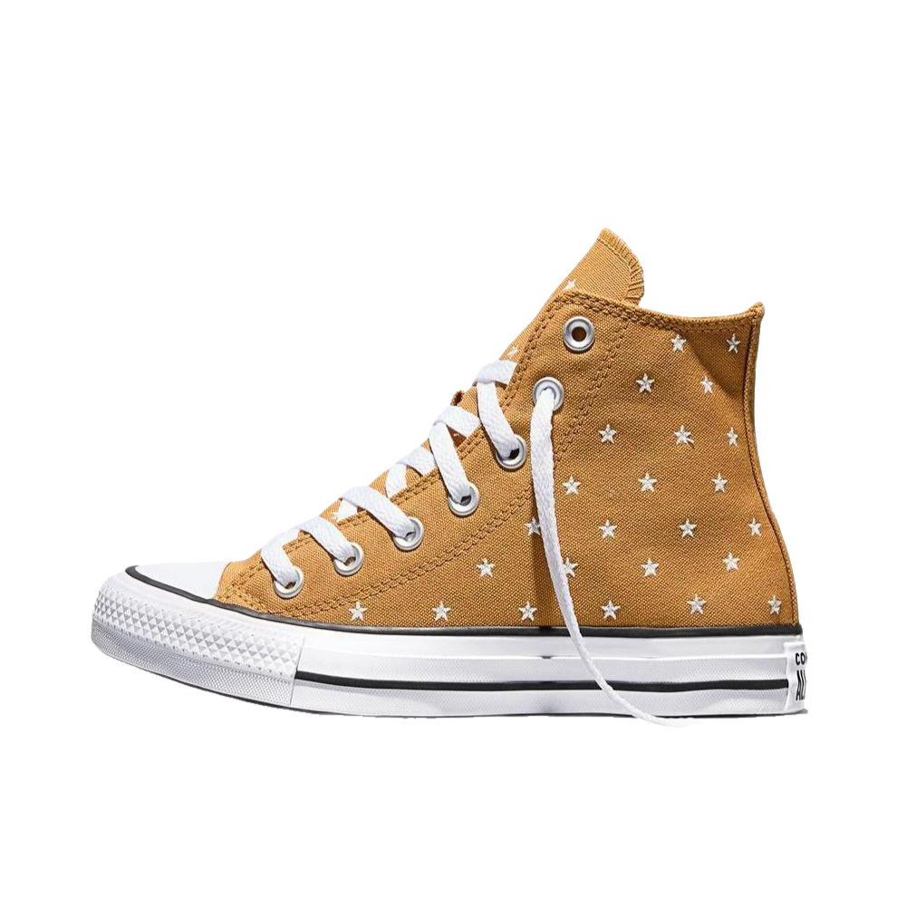 推荐商品：Converse/匡威 Chuck Taylor All Star 帆布鞋 常青款轻便防滑耐磨百搭复古圆头减震贴合高帮 女款/珍珠白/棕色