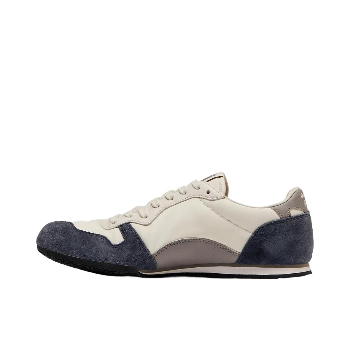 推荐商品：Onitsuka Tiger 鬼冢虎 Serrano 运动休闲鞋 舒适轻便防滑耐磨网布透气百搭复古减震包裹性低帮 米色/深蓝 