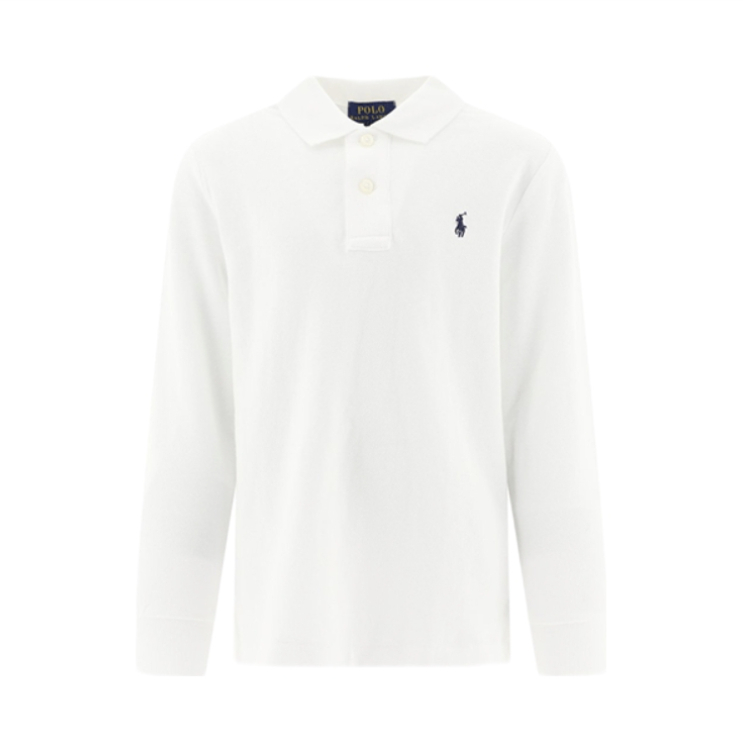 推荐商品：Ralph Lauren Logo刺绣纯色短袖Polo衫 男大童 323708858 白