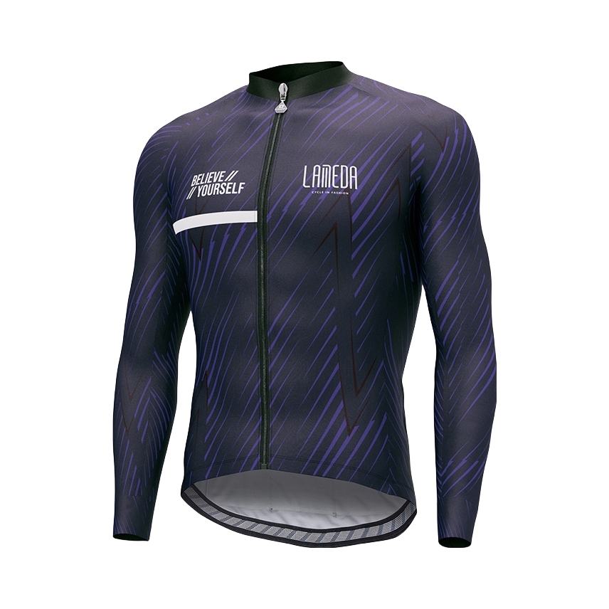 推荐商品：LAMBDA/兰帕达 防风防水加绒骑行服 魅力紫