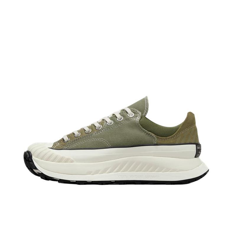 推荐商品：Converse/匡威 Chuck 70 AT-CX 帆布鞋 防滑耐磨皮质增高防水户外风 绿色/米色