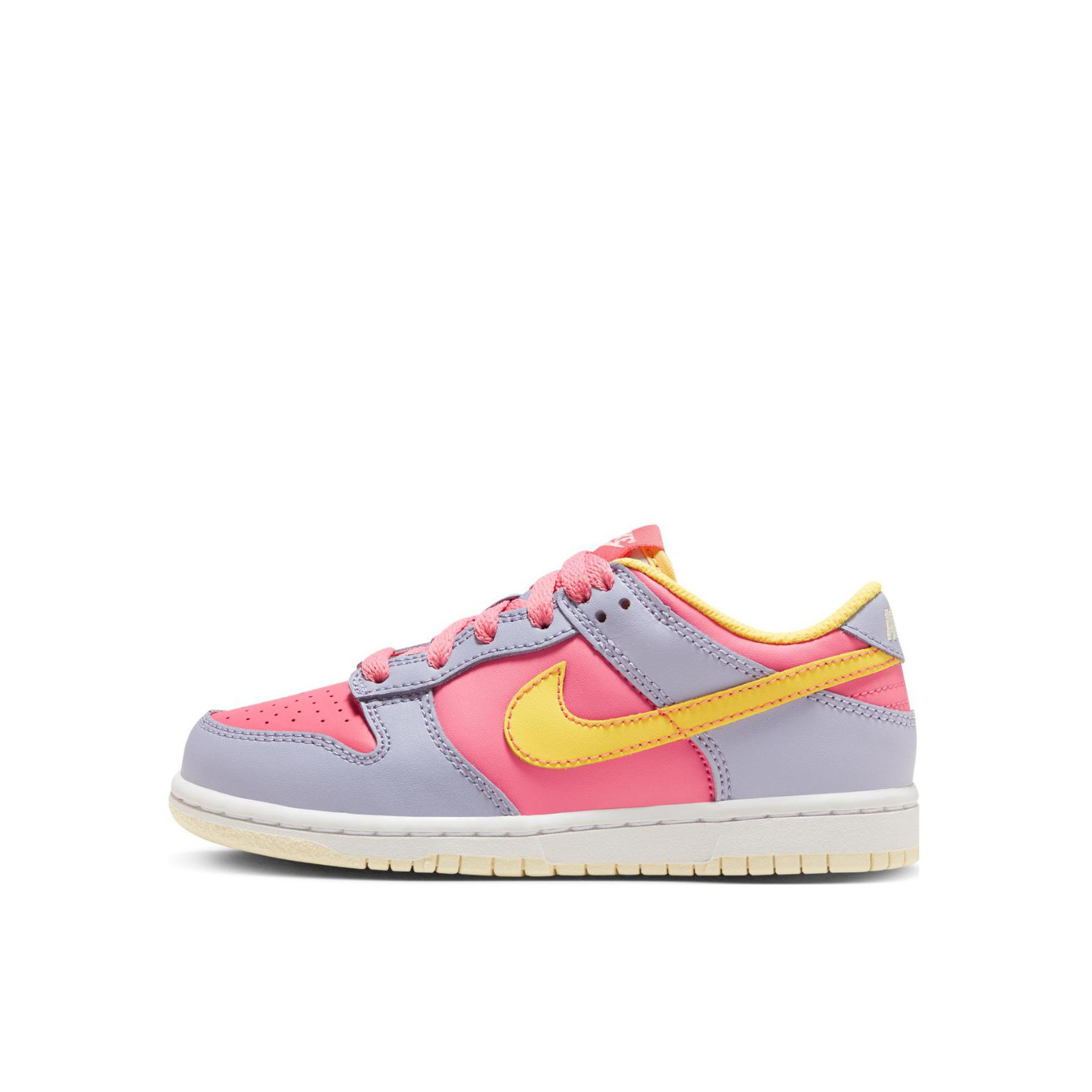 推荐商品：Nike Dunk 复古休闲 防滑耐磨 抓地 舒适透气 运动 板鞋儿童 小童/薄雾灰蓝/珊瑚红/珊瑚粉红
