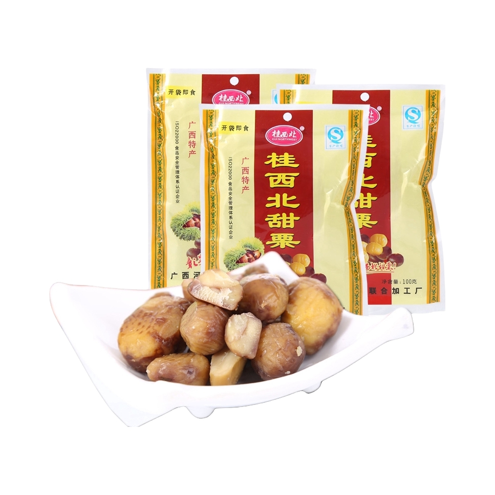 推荐商品：桂西北 甜栗 袋装 无壳广西特产