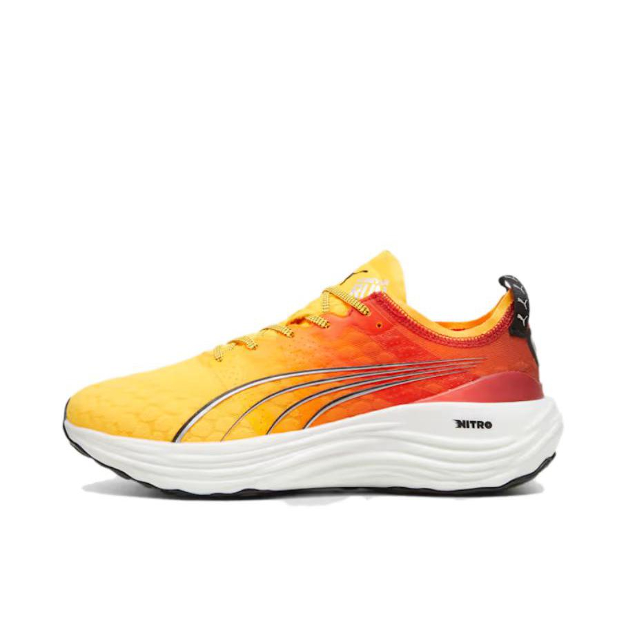 推荐商品：Puma/彪马 Foreverrun Nitro 彪畅 织物 舒适缓震 防滑耐磨 轻质支撑 回弹 跑鞋 太阳流/日落辉光/彪马白
