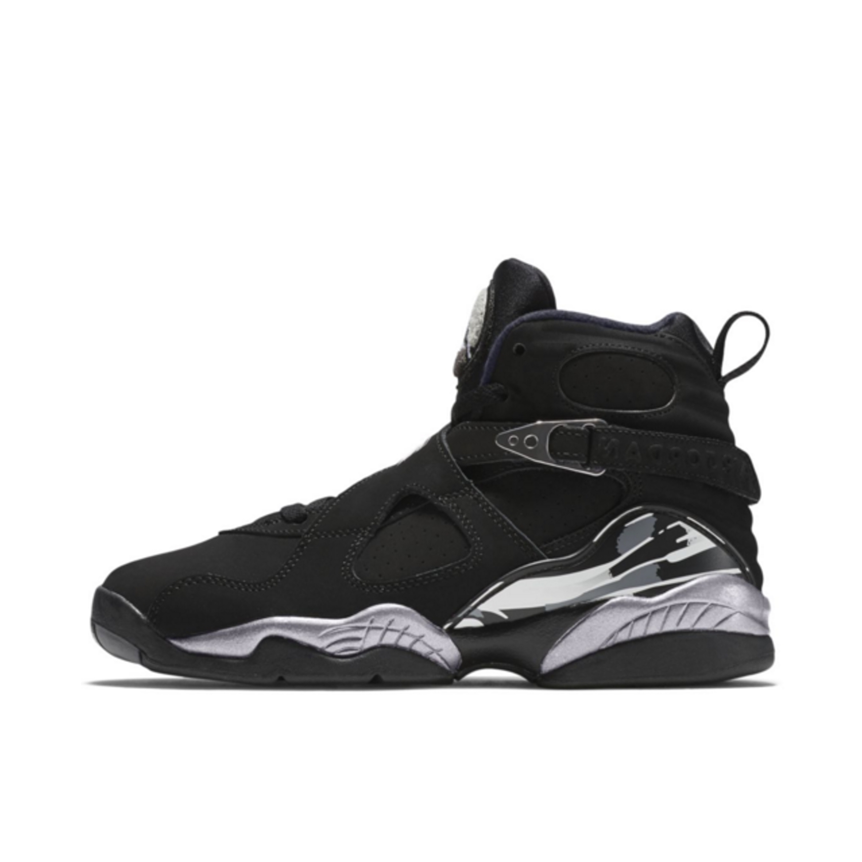 推荐商品：Air Jordan 8 运动休闲鞋 减震轻便防滑耐磨舒适百搭复古包裹性合成革支撑 Chrome 2015/全明星/黑色/银色