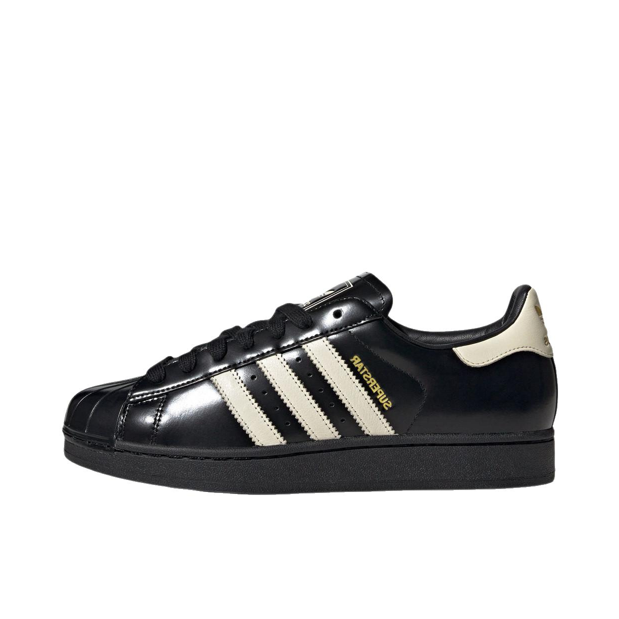 推荐商品：adidas Originals Superstar 2 板鞋 复古防滑耐磨贝壳头贴合圆头支撑 黑色/乳白色/金色