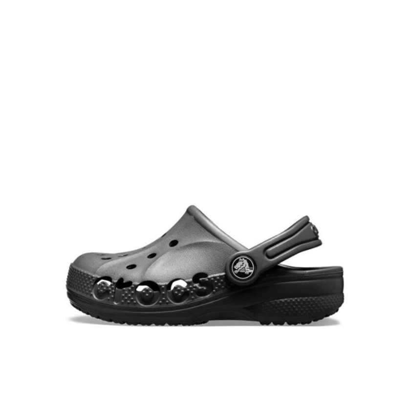 推荐商品：Crocs/卡骆驰 Baya Clog 贝雅 舒适百搭 防滑耐磨 透气 包头 回弹沙滩 平底 洞洞鞋 拖鞋儿童 小童/黑色