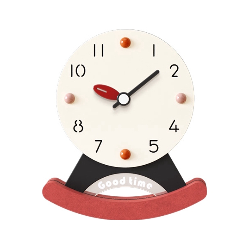 推荐商品：美世达 电池款 创意时钟摆件装饰钟表摆放式 JL0620座钟