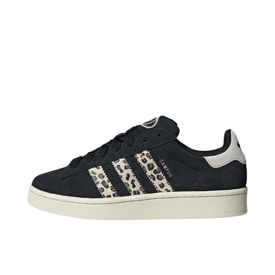 推荐商品：adidas Originals Campus 00s 板鞋 面包鞋 复古缓震透气轻便薄底贴合耐穿圆头包裹性平跟支撑 乌黑色
