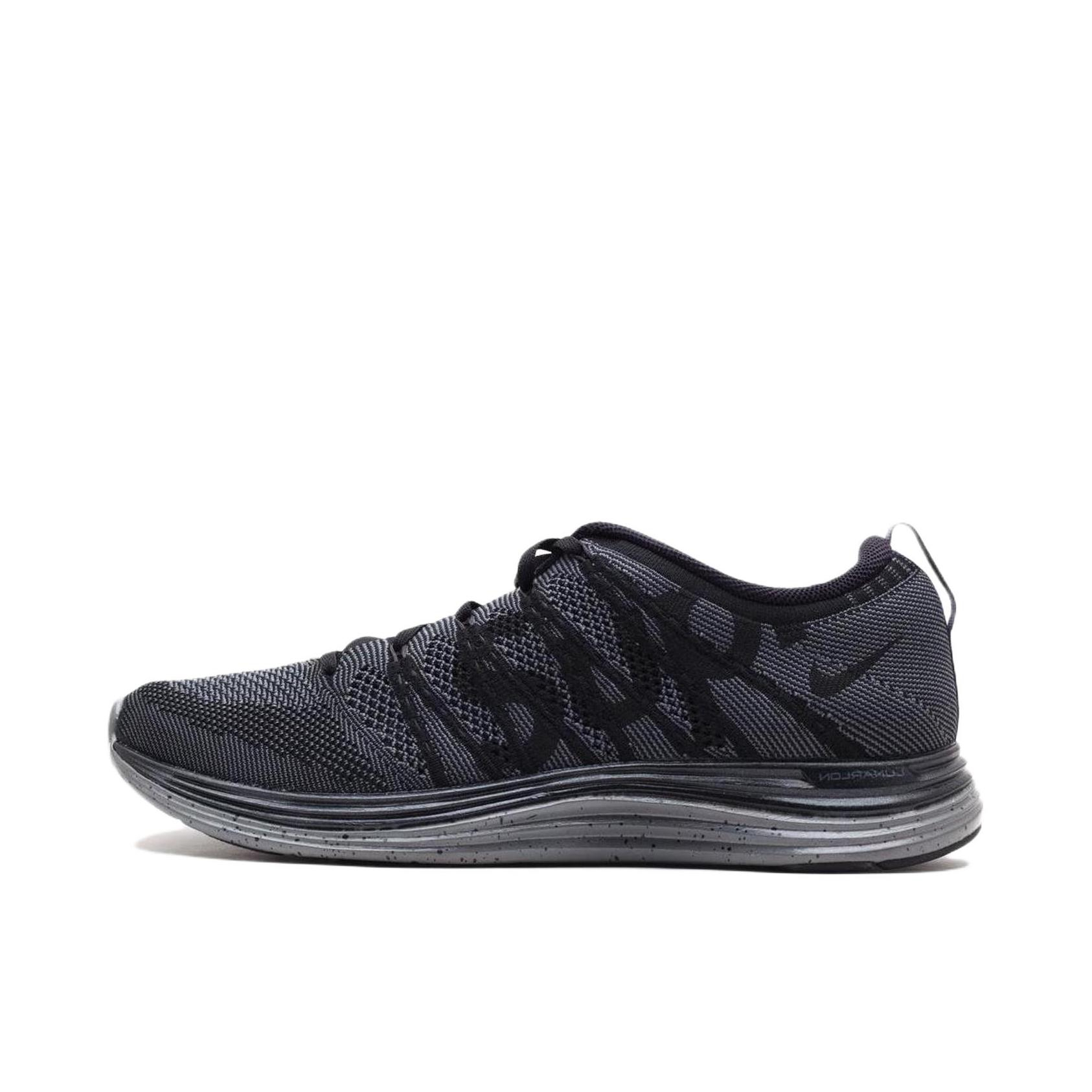 推荐商品：Nike Flyknit Lunar 1+ 跑鞋 网面透气织物减震防滑耐磨舒适 NYC Supreme联名/黑色