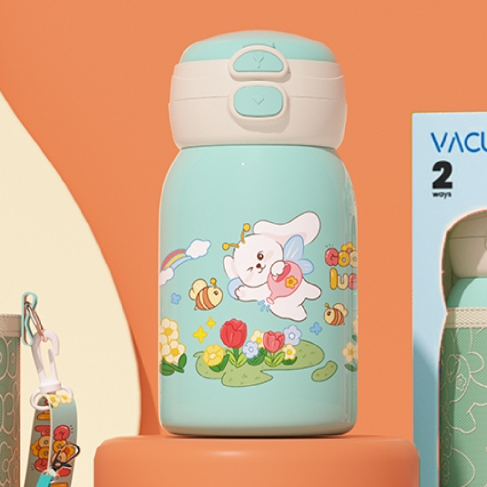 推荐商品：pxo 双饮儿童保温杯吸管杯