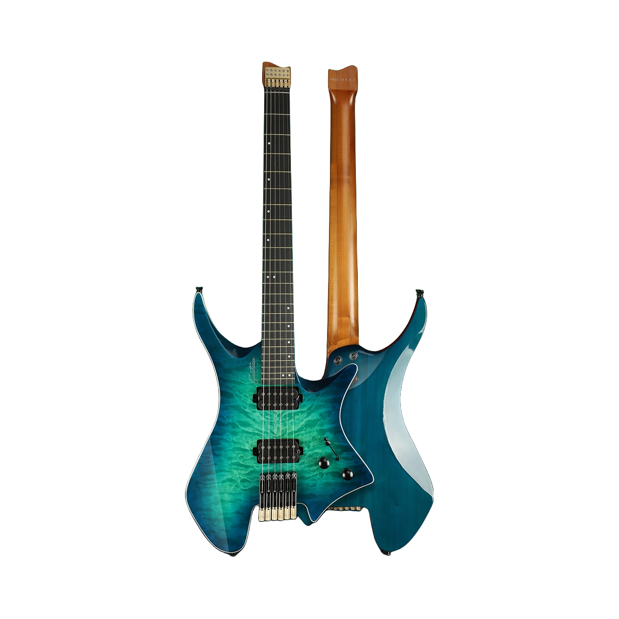 推荐商品：gusteau/古斯特 GT-01烤枫木无头初学者电吉他