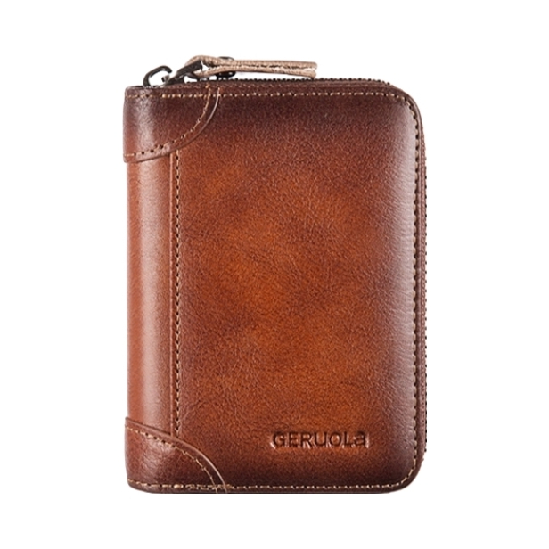推荐商品：geruola/歌若拉 真皮大容量多卡位牛皮银行卡夹驾驶证皮套卡包