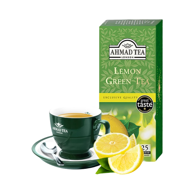 推荐商品：AHMAD TEA 柠檬绿茶 盒装
