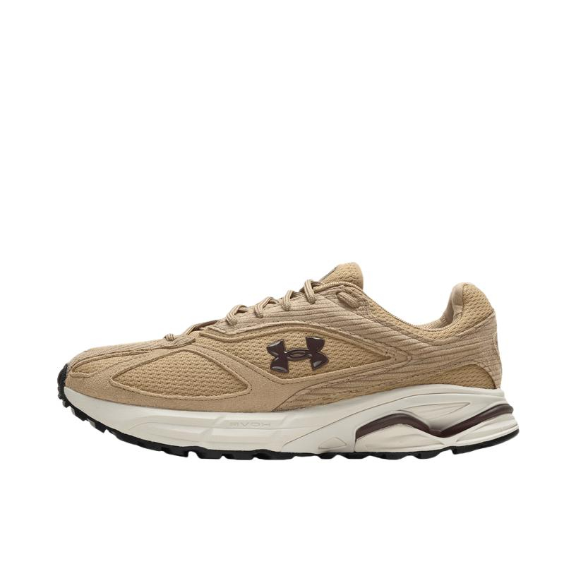 推荐商品：Under Armour/安德玛 HOVR Apparition 运动休闲鞋 简约时尚轻质贴合支撑柔软舒适 骆驼棕