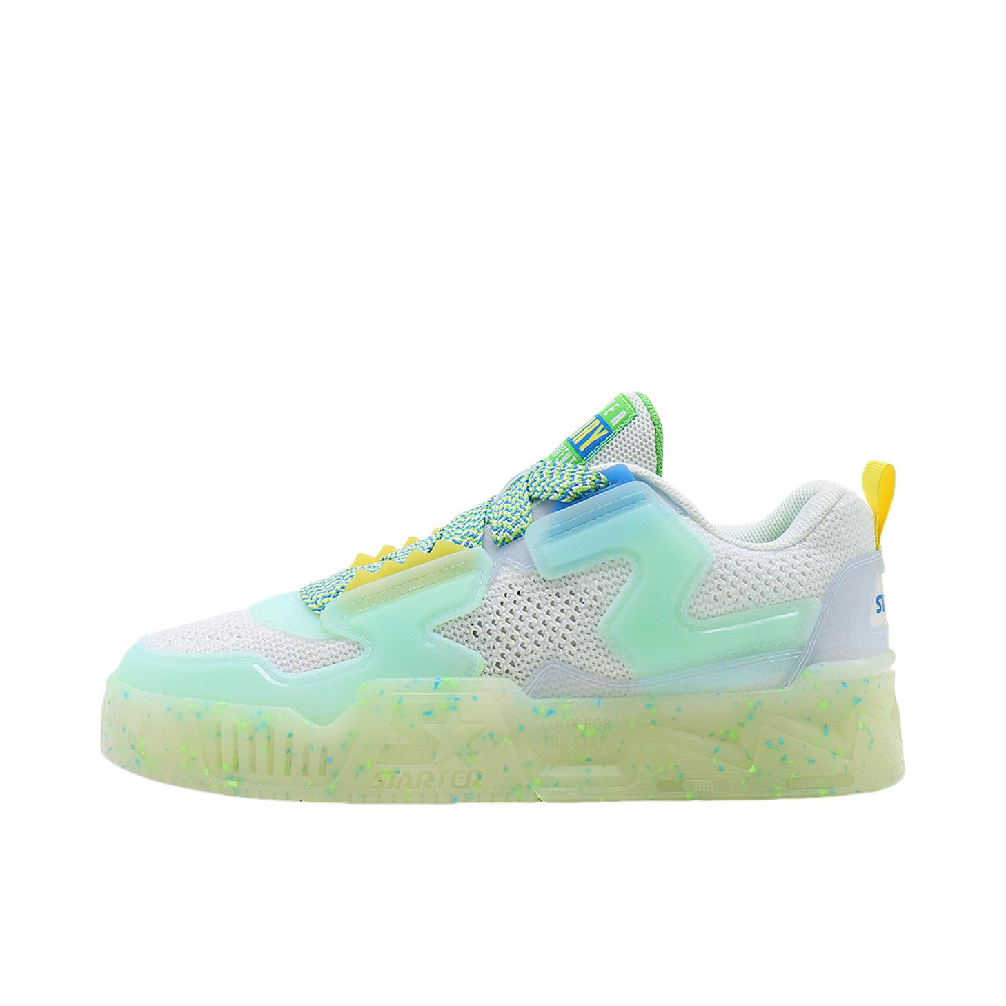 推荐商品：STARTER Vol 冰饮系列 板鞋 果冻鞋 面包鞋 星星鞋 休闲百搭防滑耐磨网面透气厚底增高轻质 薄荷色