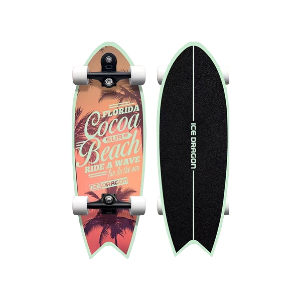 推荐商品：ICE DRAGON/冰龙 迷失幻境B7 陆地冲浪板 免蹬 刷街代步 滑板 