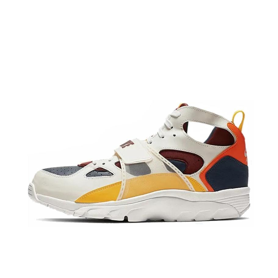 推荐商品：Nike Air Trainer Huarache 运动休闲鞋 防滑耐磨减震轻便舒适透气复古百搭时尚 City Pride 白黄蓝