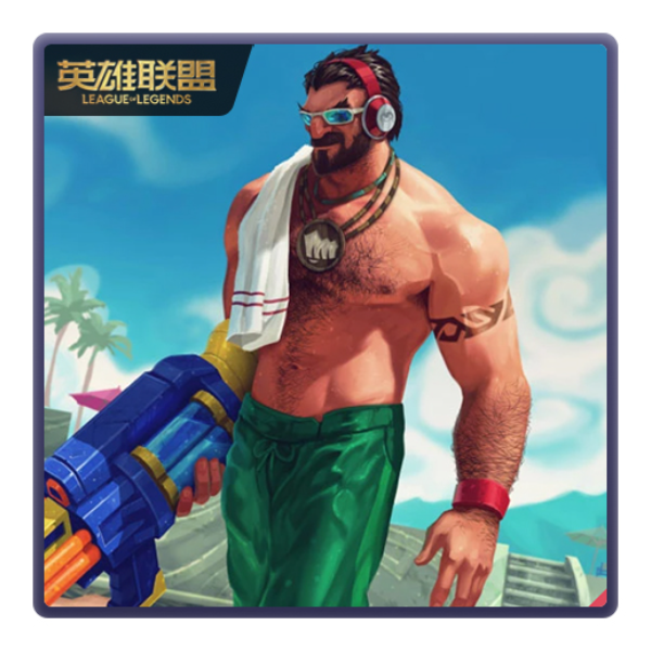 推荐商品：英雄联盟手游皮肤 格雷福斯皮肤