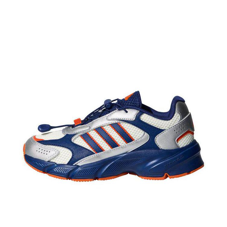 推荐商品：adidas Crazychaos 2000 跑鞋 千禧感网面透气舒适减震防滑耐磨复古百搭轻运动 大童/金属银/汉玉白/紫色