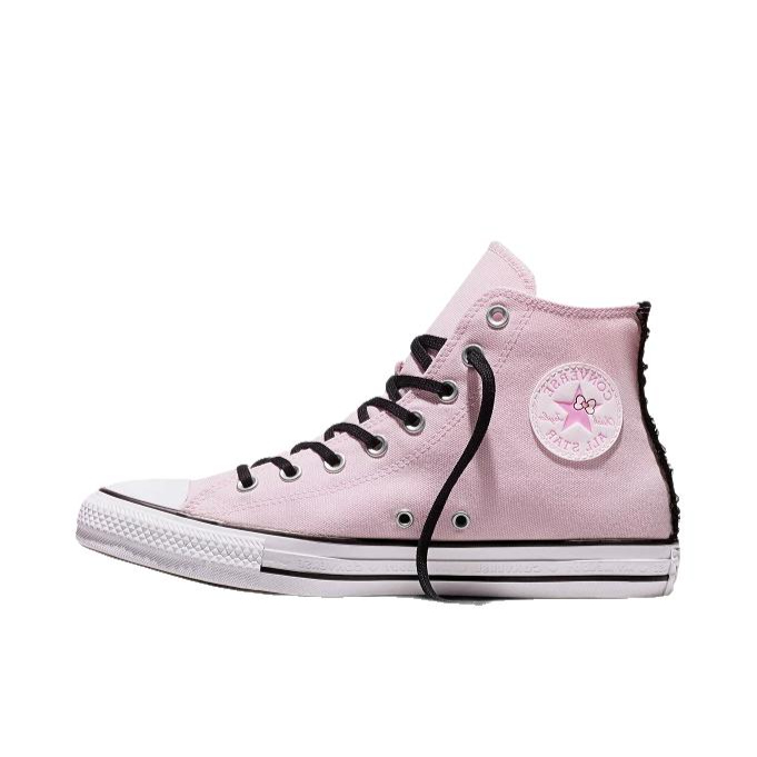 推荐商品：Converse/匡威 Chuck 70 帆布鞋 防滑耐磨薄底轻便透气舒适百搭复古时尚贴合圆头流光风 Hello Kitty®and Friends联名/女款/粉色